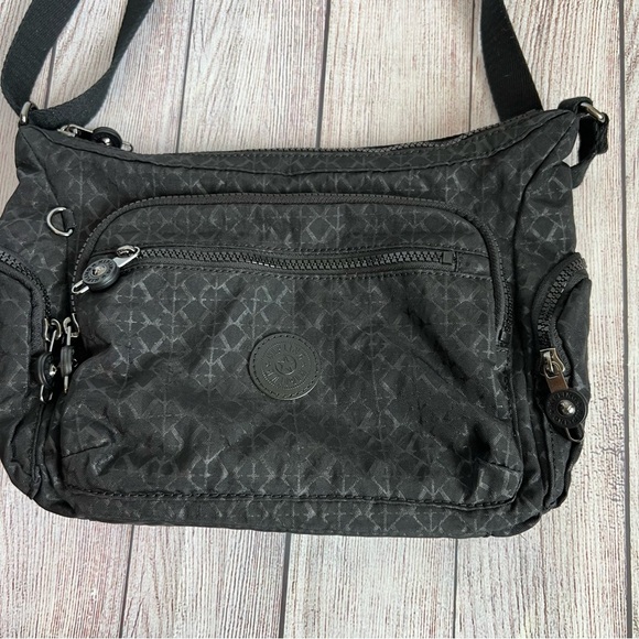 KIPLING Gabbie Black Nylon Crossbody Bag - Picture 3 of 7